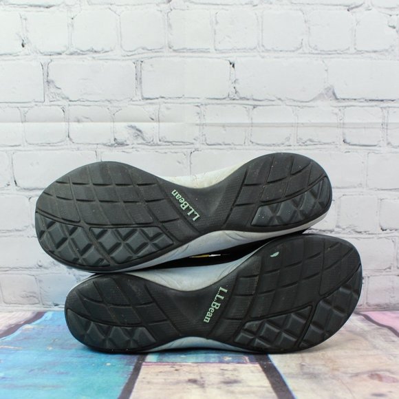 LL BEAN Black Mesh Athletic Classic Sport Workout Sneakers Shoe 8.5 M - Picture 9 of 9